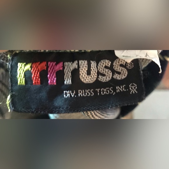 Vintage 70s Green Plaid Midi Pleated Skirt size M - Picture 4 of 5